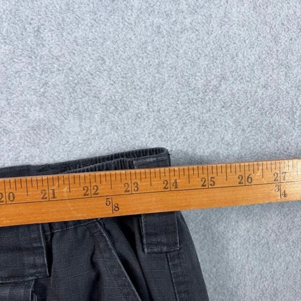 LA Police Gear Operator Tactical Pants Mens 50x38 Black Ripstop Cargo Utility
